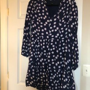 J Crew Floral Baby Doll Dress